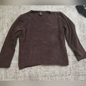 Brown Fuzzy Comfortable Soft Large Sun Moda Shirt